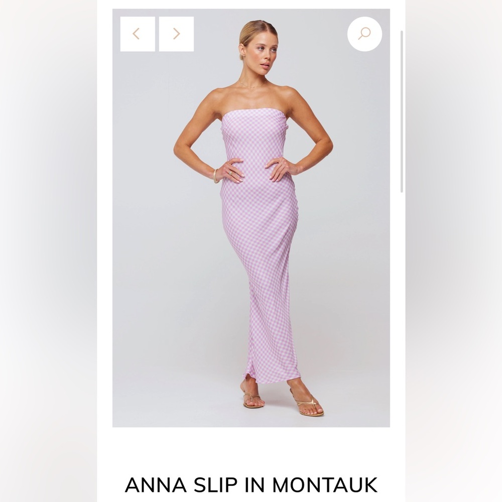 Resa - Strapless slip dress